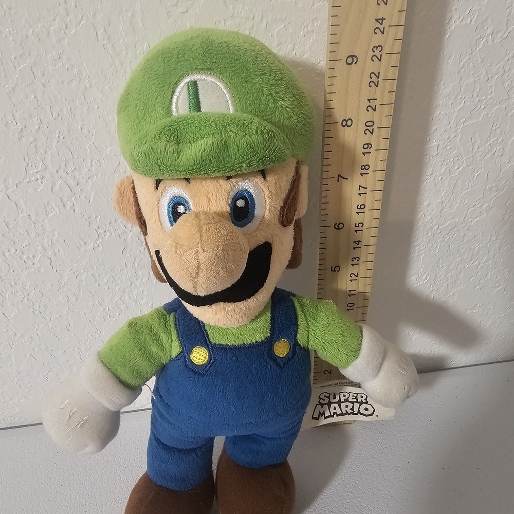 Super Mario Luigi Plush Toy - Green and Blue